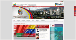 Desktop Screenshot of embavenez.by